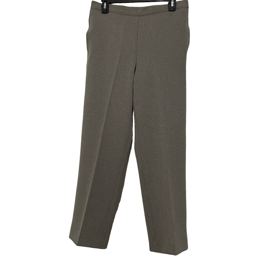 Alfred Dunner Women's Short Length Gray Pant Size 8
